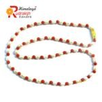 Pearl Coral Necklace Round Beads