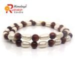 Pearl and Sun Stone Necklace Oval