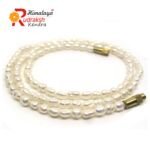 Natural Pearl Rain Drop Shape Necklace  ( Small )