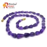 Amethyst Blue Cone Shape Necklace