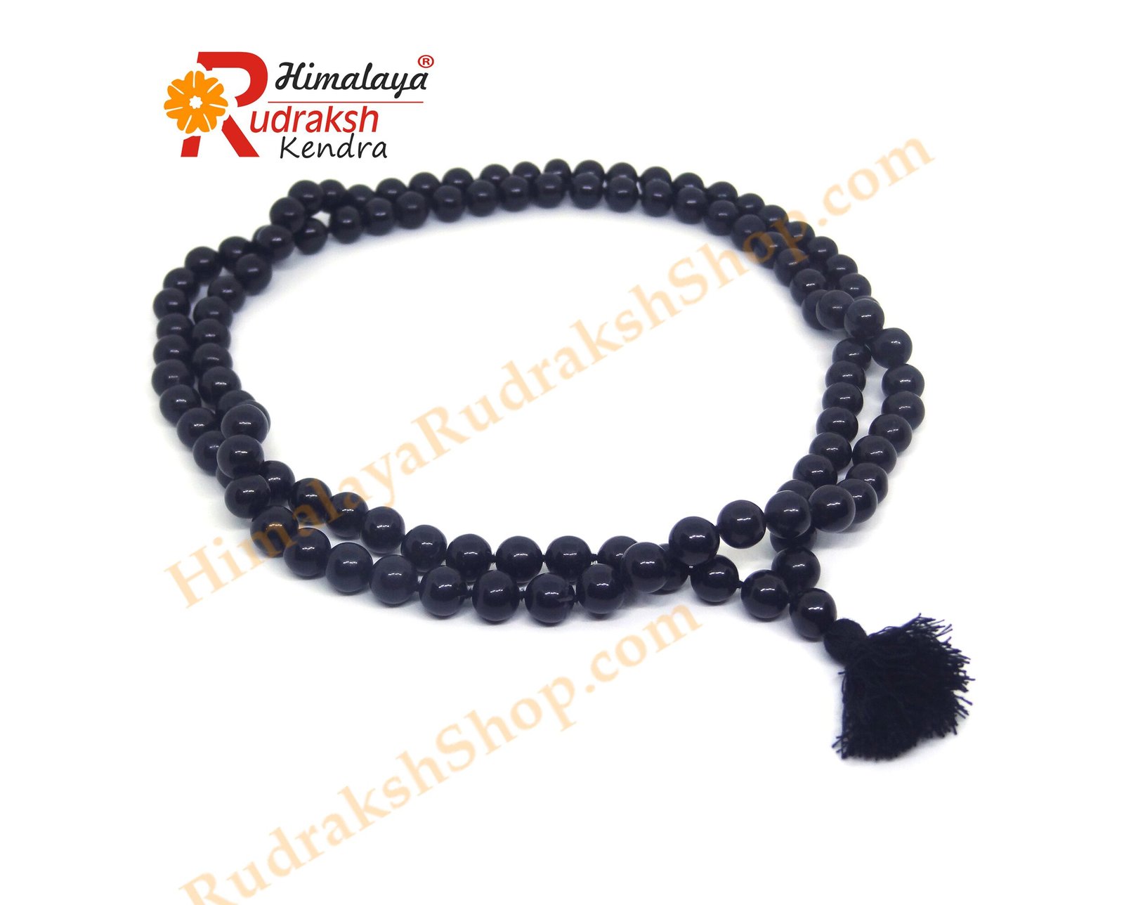 Black Hakik Mala 108 + 1 Black Hakik Mala