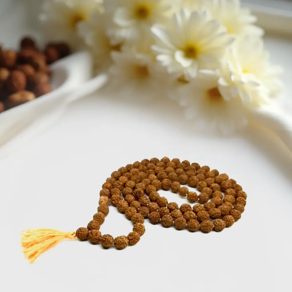 Rudraksh Navratna Diamond Cut Mala