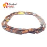 Tiger Stone Cuboid Beads Necklace