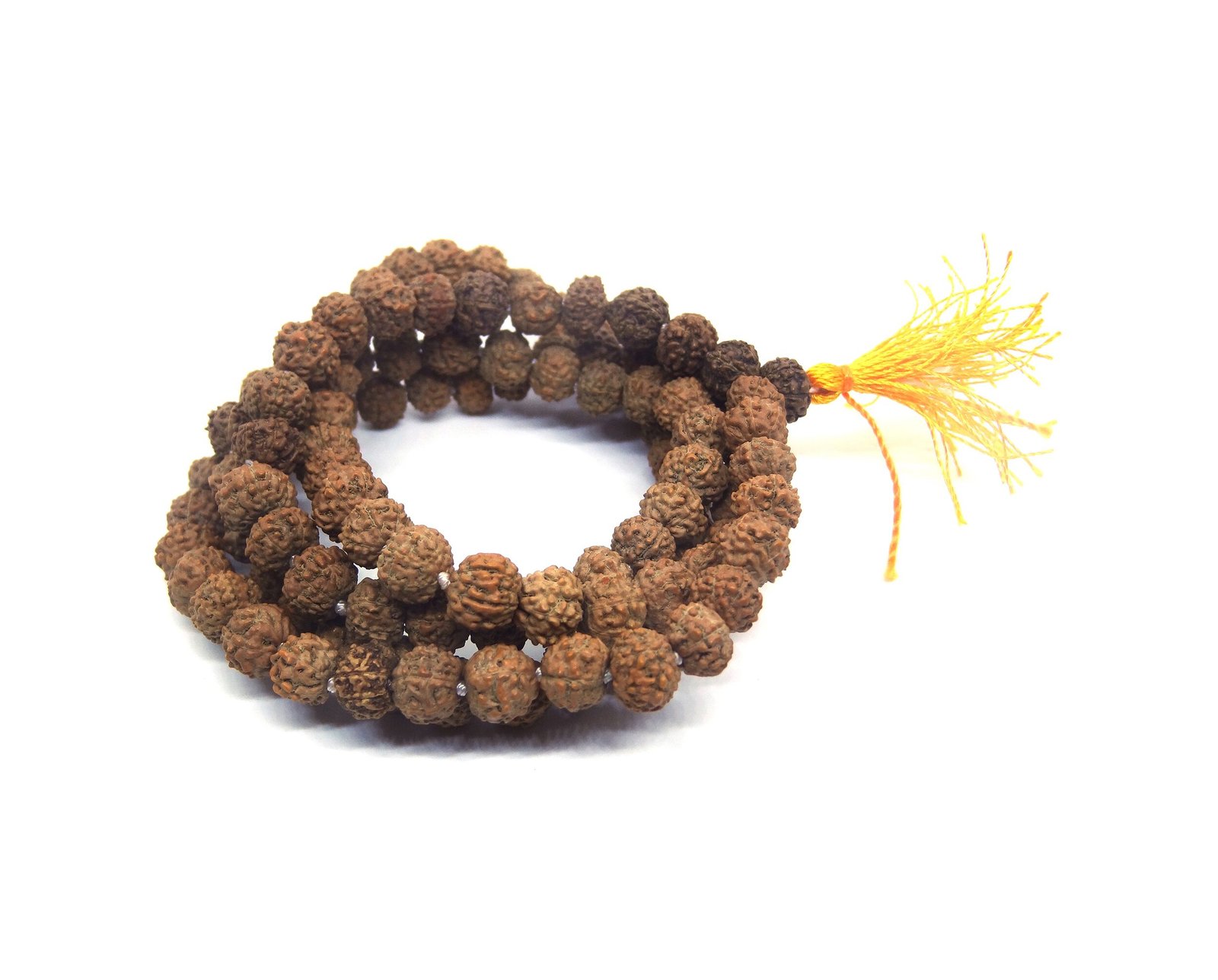 7 mukhi Rudraksha Mala 8 MM 7 Face Rudraksha Mala