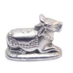 Mercury ( Parad ) Shiv Nandi 100 -106 grams