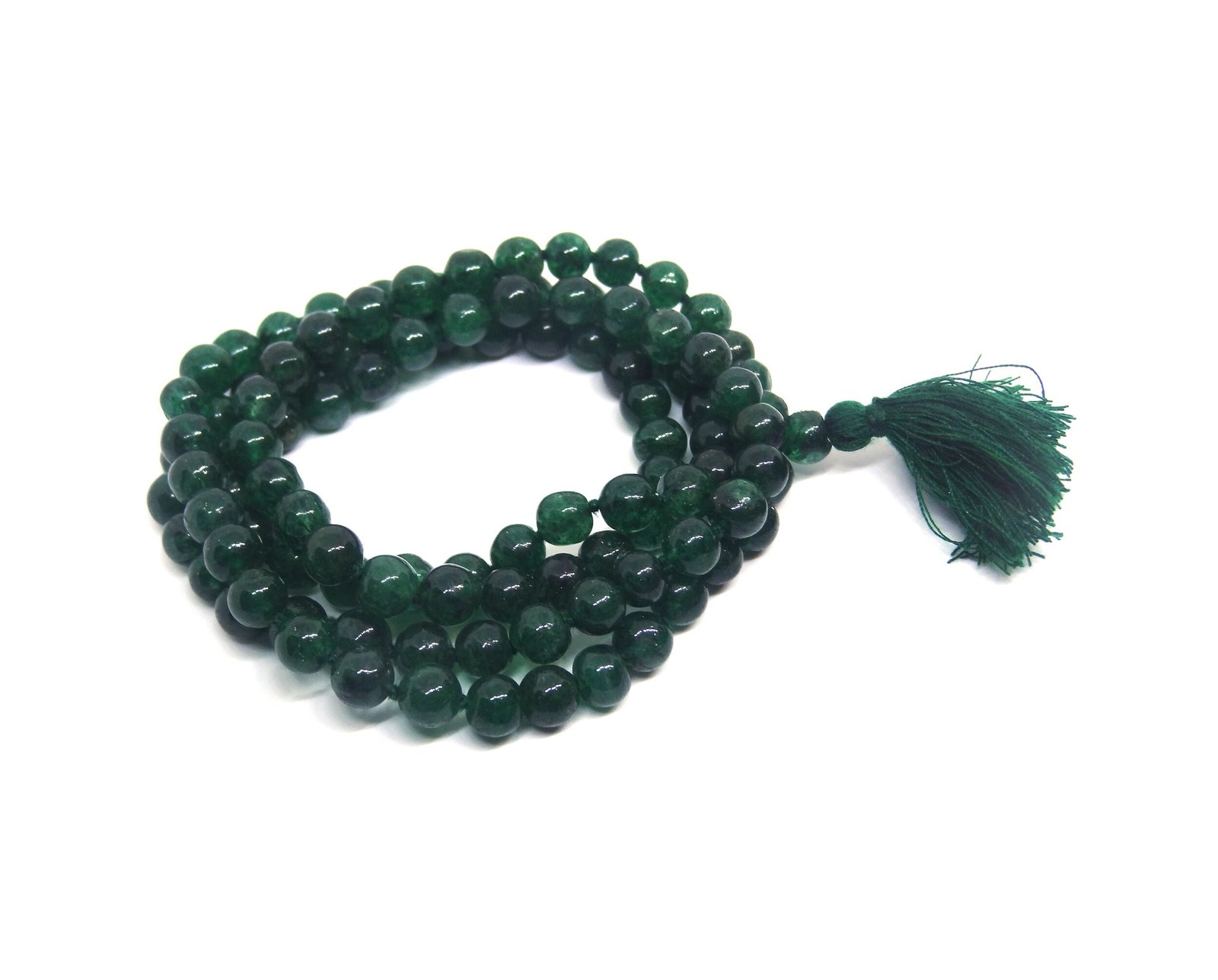 DSC04689 copy Green Jade 108 +1 Beads Mala / Rosary