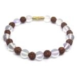 Rudraksha Sphatik Bracelet