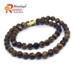 Tiger Stone Diamond Cut Necklace
