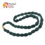 Green Jade Oval Shape Necklace