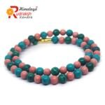Melamine Turquoise Jade Round Shape Necklace