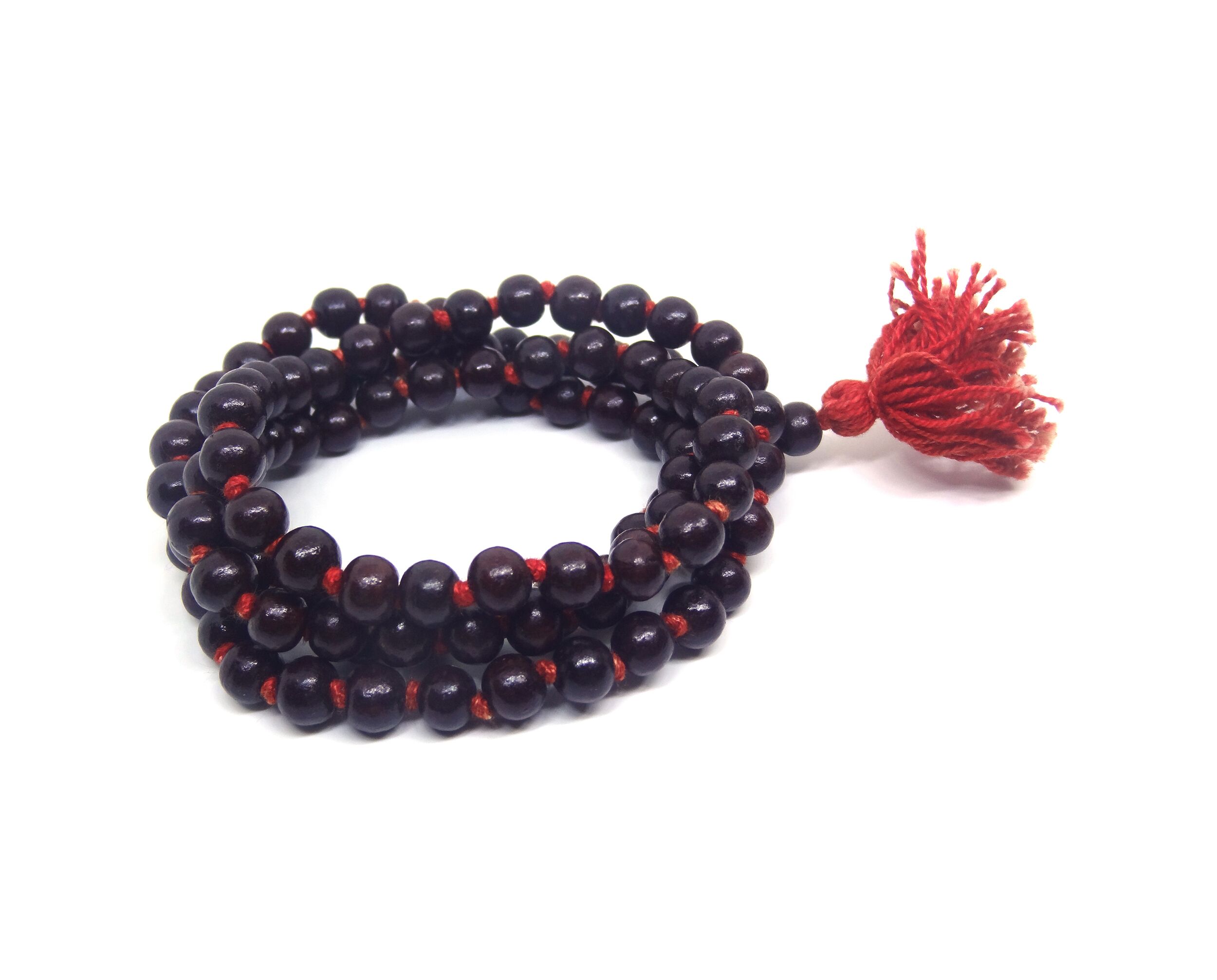 Red Sandalwood Mala / Rosary - Himalaya Rudraksha Kendra