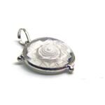 Sphatik Shree Yantra Pendant / Locket  Medium