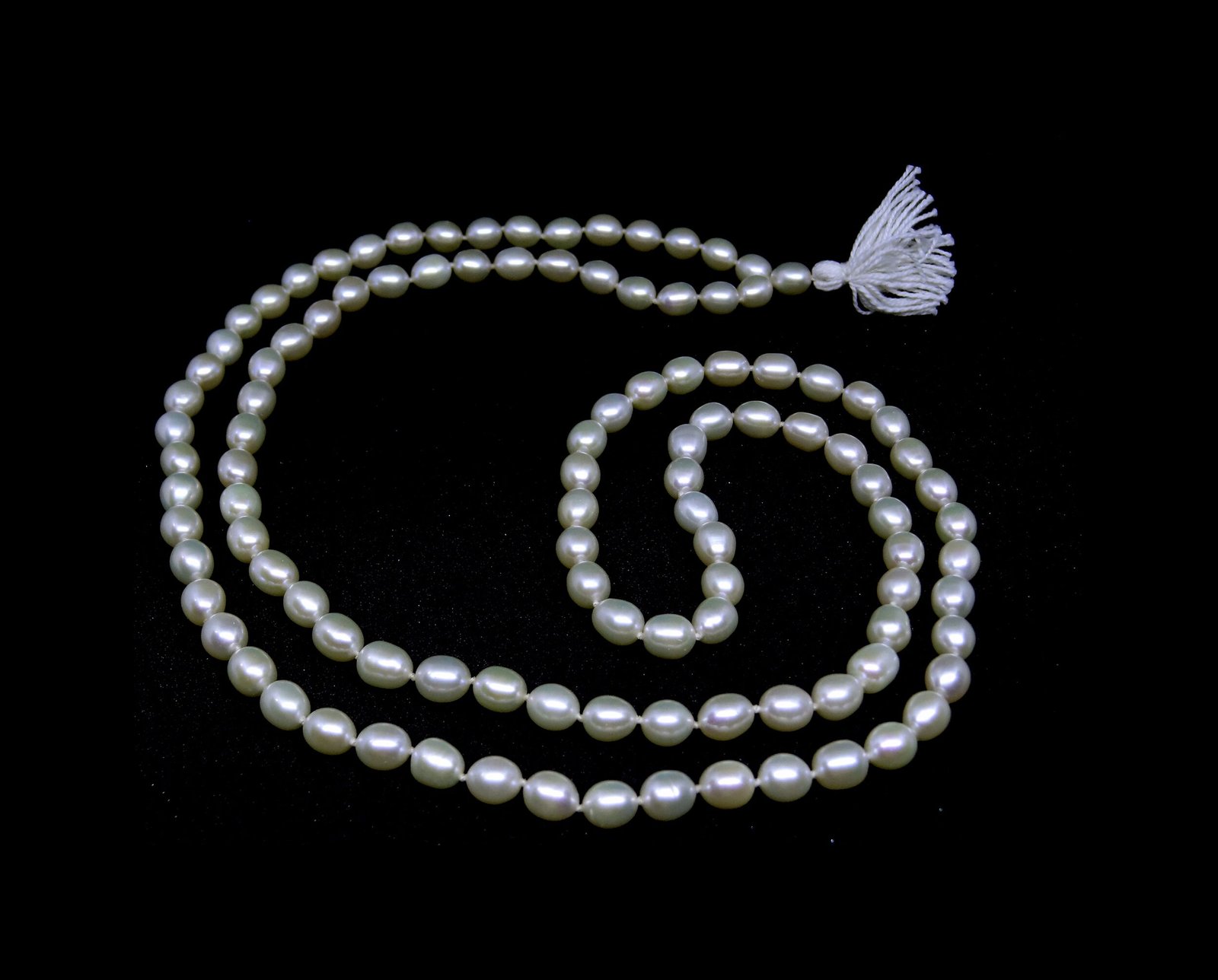 Pearl Rosary Oval 108 + 1 ( 7 MM ) Pearl Rosary Oval 108