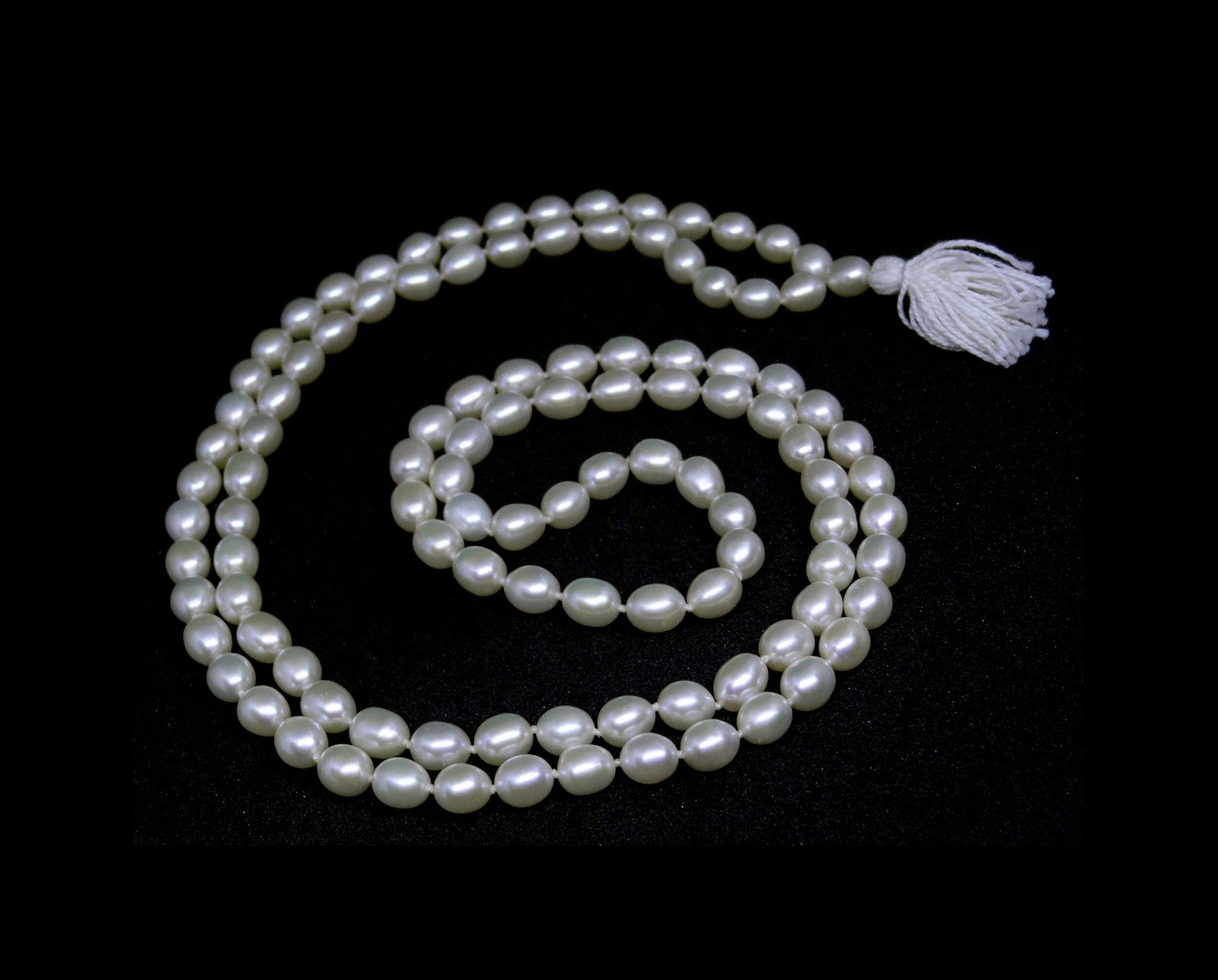 Pearl Rosary Oval 108 + 1 ( 7 MM ) Pearl Rosary Oval 108