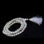 Natural Pearl 108 +1 Beads Mala ( 8 MM )