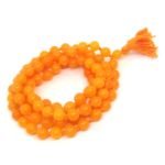 Solid Yellow Agate Hakik 108 +1 Beads Mala Rosary