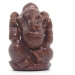 Sun Stone Ganesha Idol ( 90 Grams )