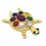 Navratna Tortoise ( kacchua ) in Brass