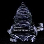 Sphatik Shree Yantra on Tortoise ( 76 - 80 grams )