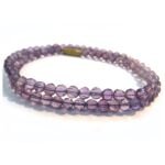 Amethyst Diamond Cut Necklace