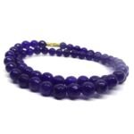 Natural Blue Jade stone Necklace