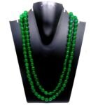 Green Jade Double Strand Necklace