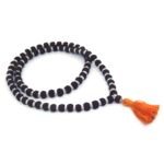 Rudraksha Mala 72 +1 Beads in Silver Caps