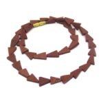 Sun Stone Triangle Shaped Necklace