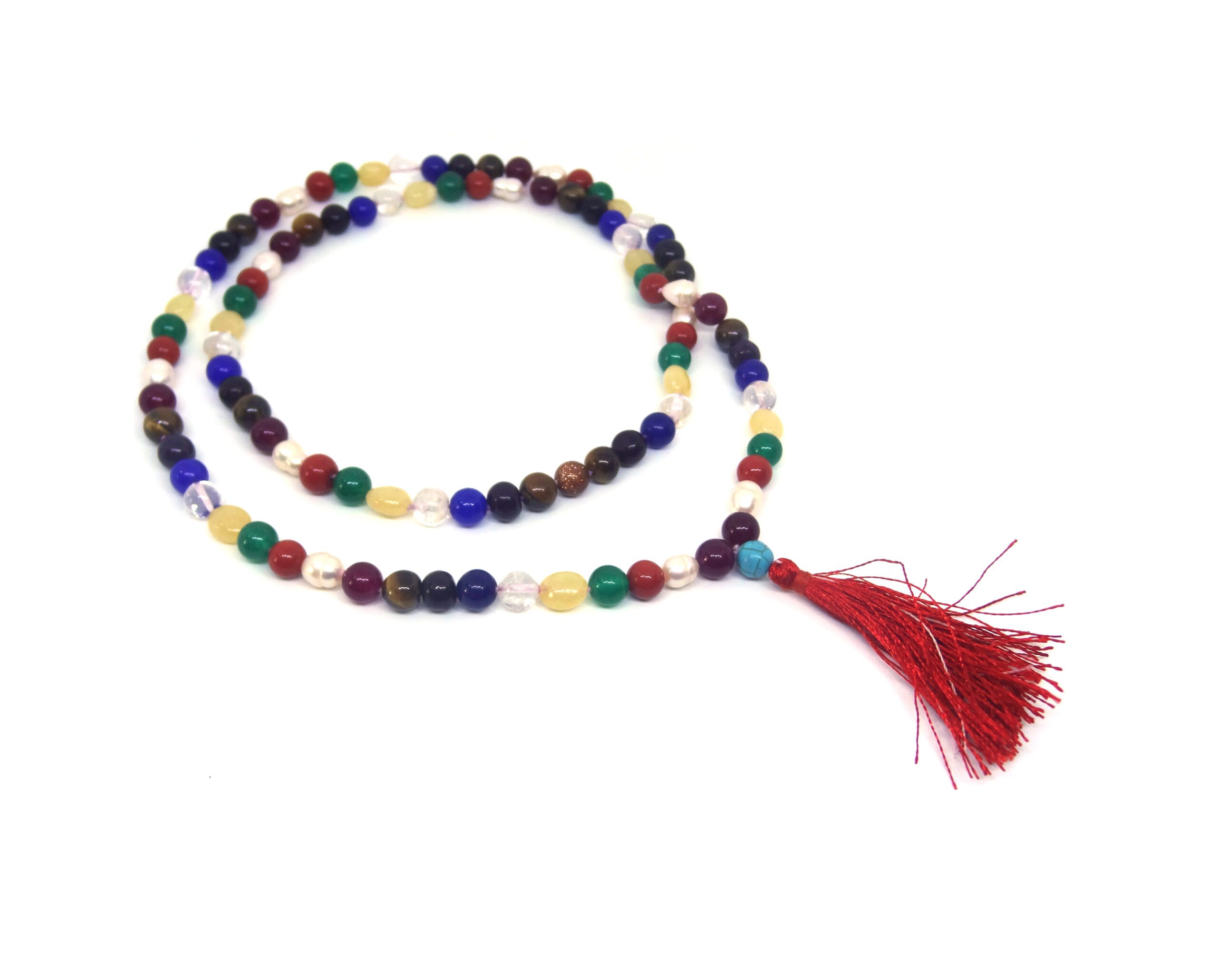 Navratna Mala 90 Beads approx - Himalaya Rudraksha Kendra