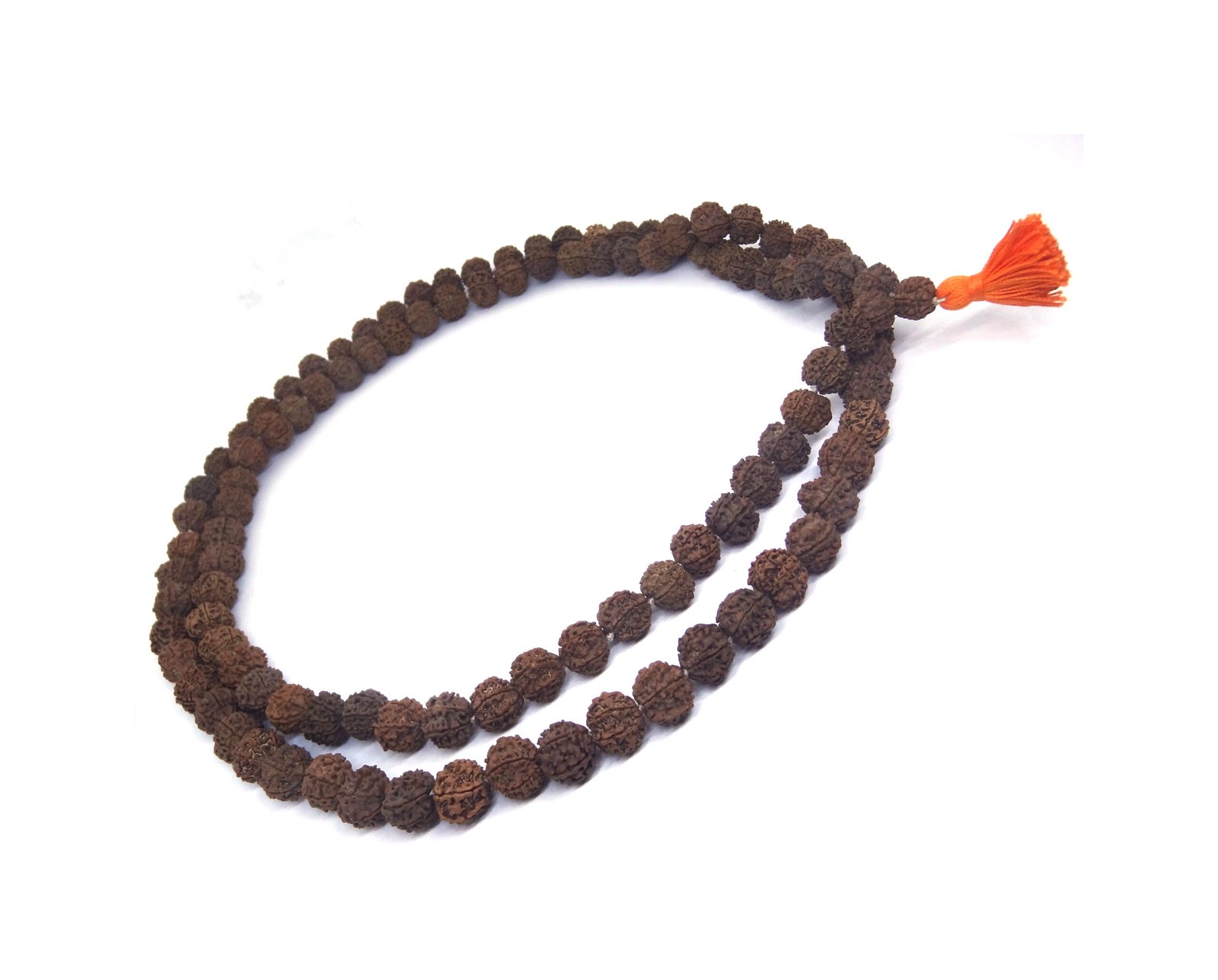 7 Mukhi Rudraksha Mala 108 +1 Beads Nepali