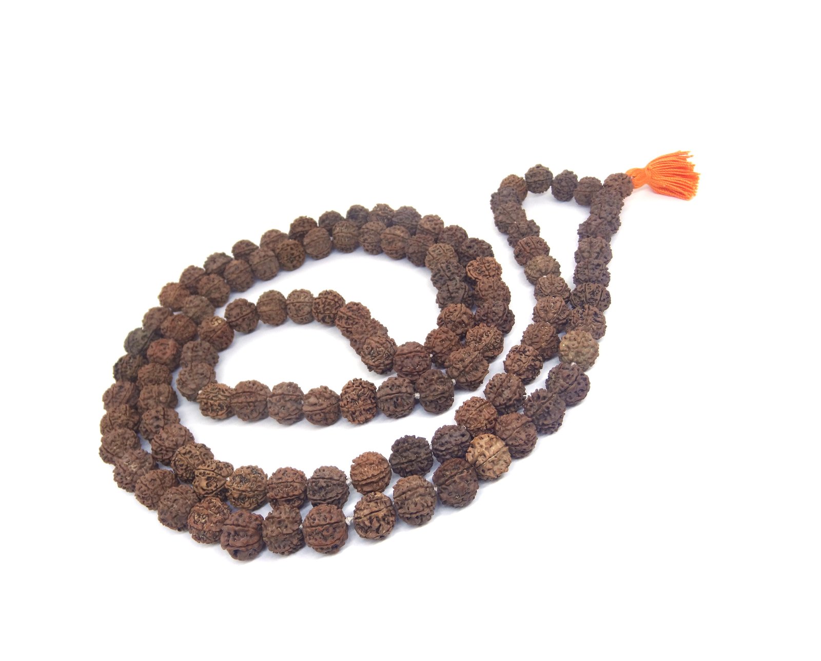 7 Mukhi Rudraksha Mala 108 +1 Beads Nepali