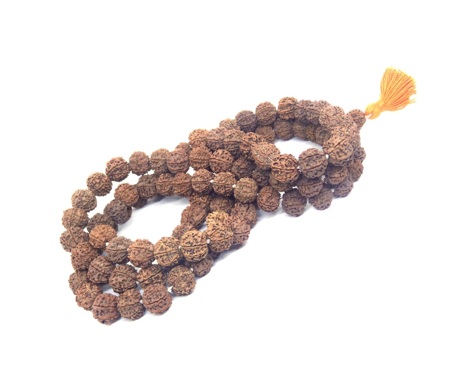7 Mukhi Rudraksha Mala 108 +1 Beads Nepali