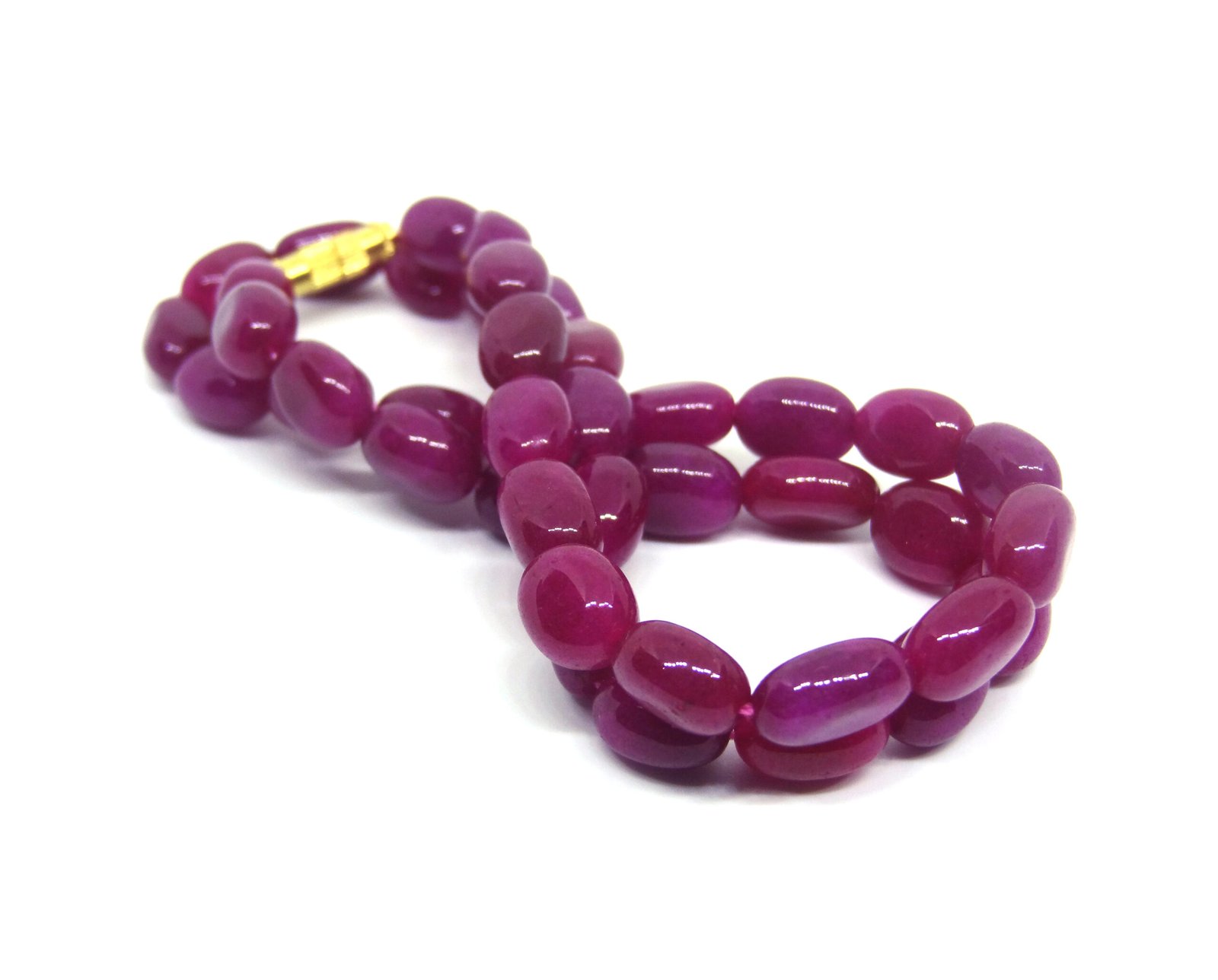 DSC04301 copy Pink Jade Oval Shape Necklace