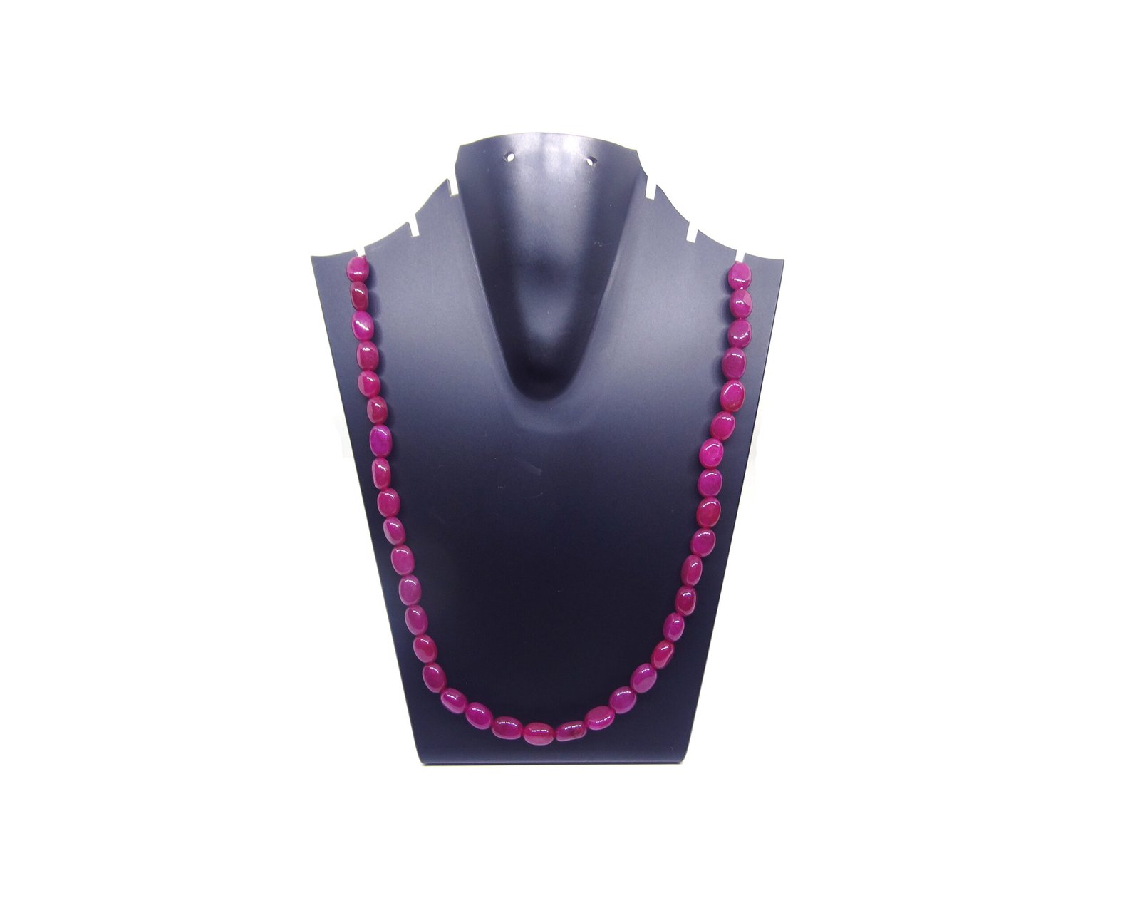 DSC04304 copy Pink Jade Oval Shape Necklace