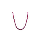 Pink Jade Oval Shape Necklace