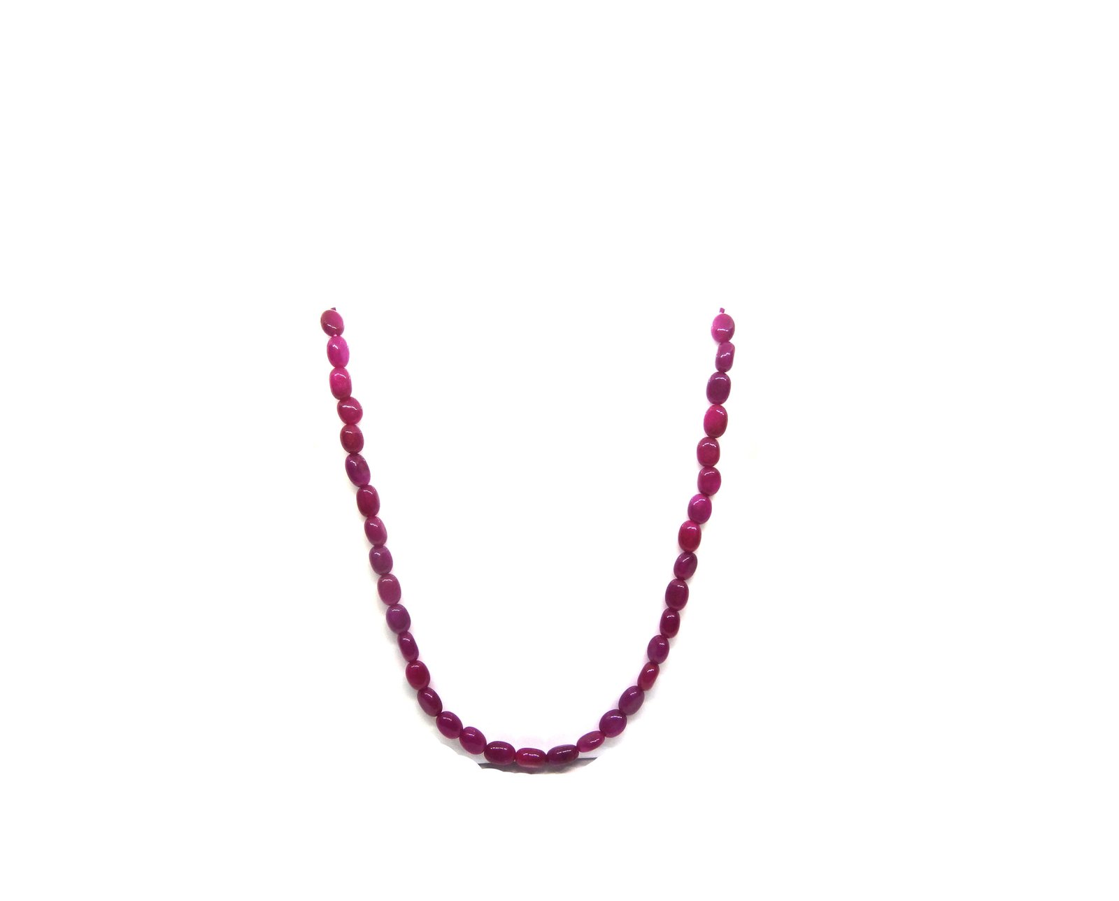 DSC04305 copy Pink Jade Oval Shape Necklace