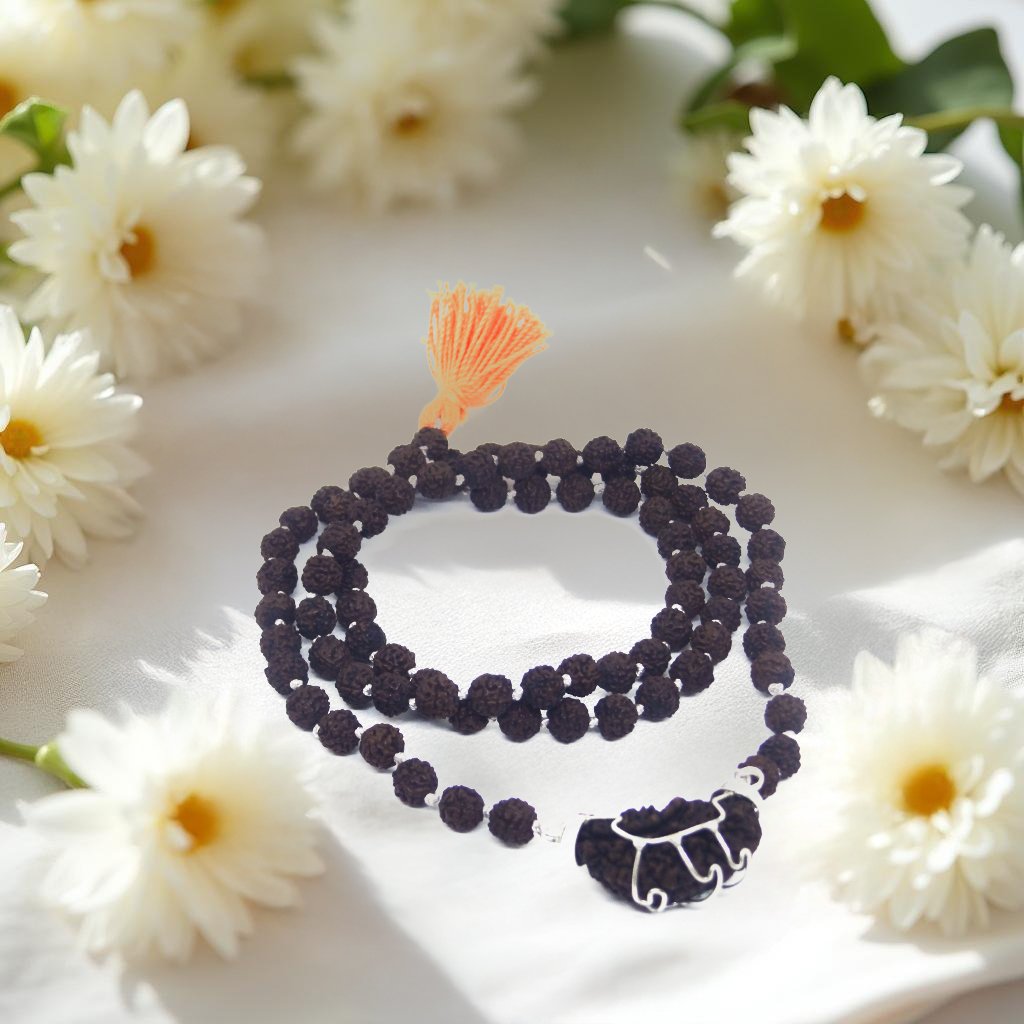 1-Mukhi-Rudraksha-Mala-in-SIlver