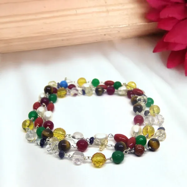 Navratna Mala in Metal Wire