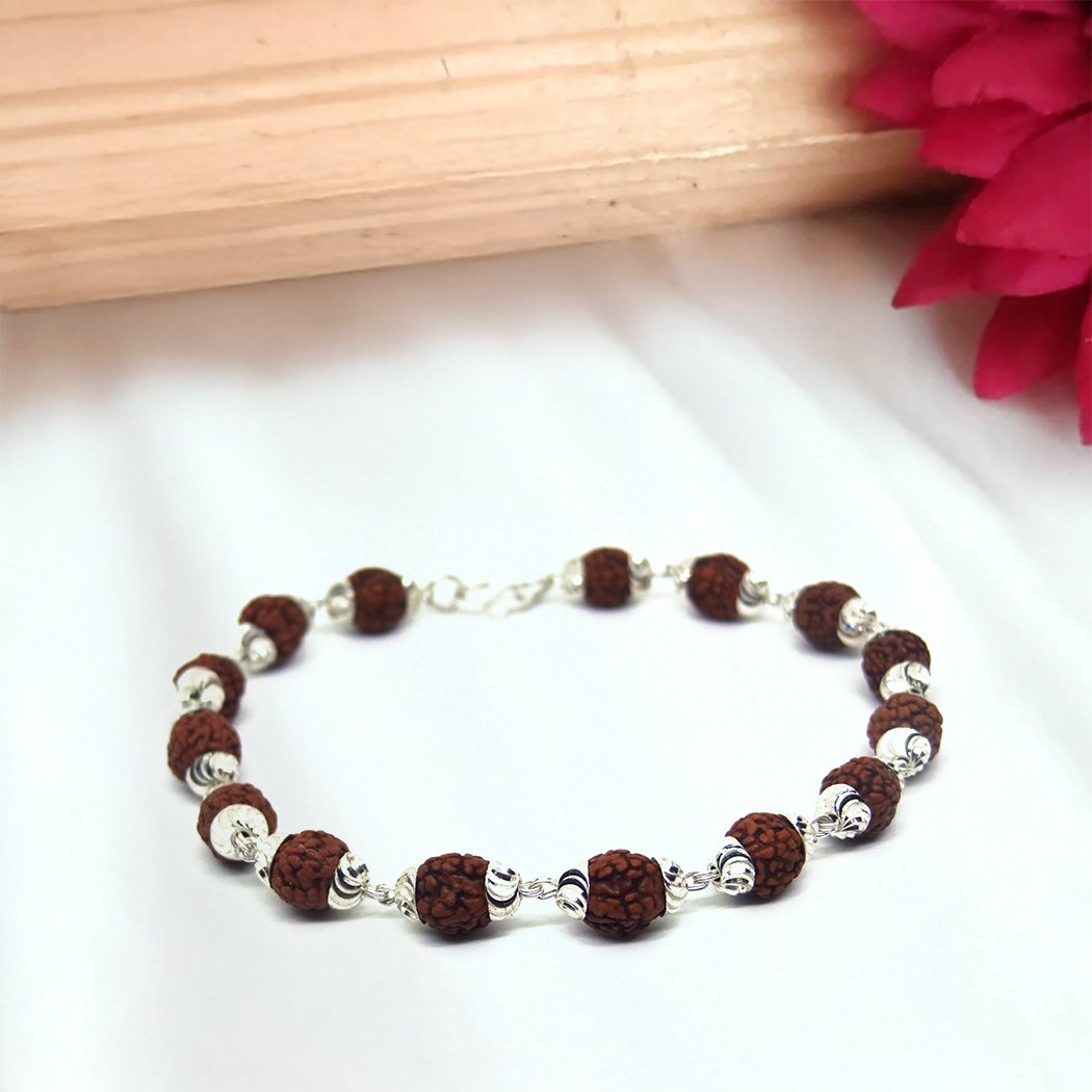 Rudraksha-Bracelet-in-Silver