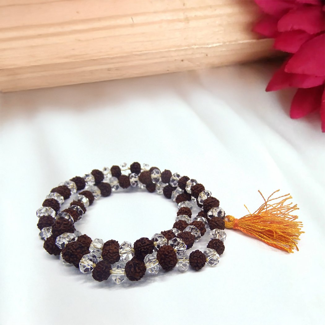 Rudraksha-and-Diamond-Cut-Sphatik-Mala