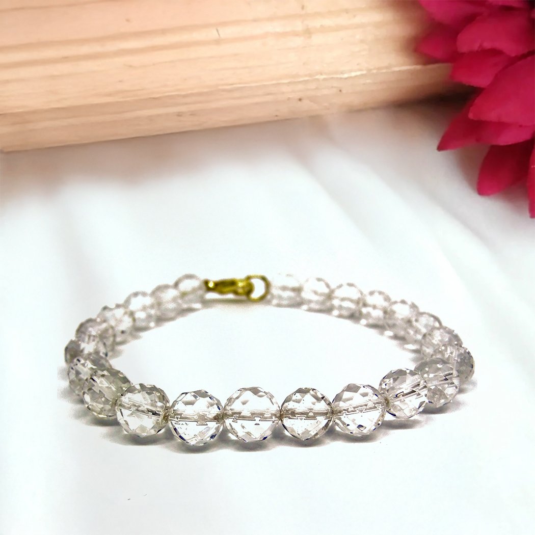 Sphatik Diamond Cut Bracelet