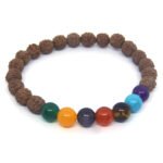 7 Chakra Rudraksha Bracelet