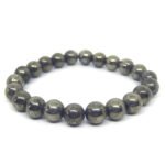 Natural Pyrite Stone Bracelet Stretchable