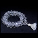 Sphatik Kantha Mala Diamond Cut ( 15 MM ) AA Quality