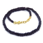 Natural Garnet Stone Necklace Tile shape