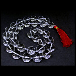 Sphatik Kantha Mala Diamond Cut ( 24 MM )